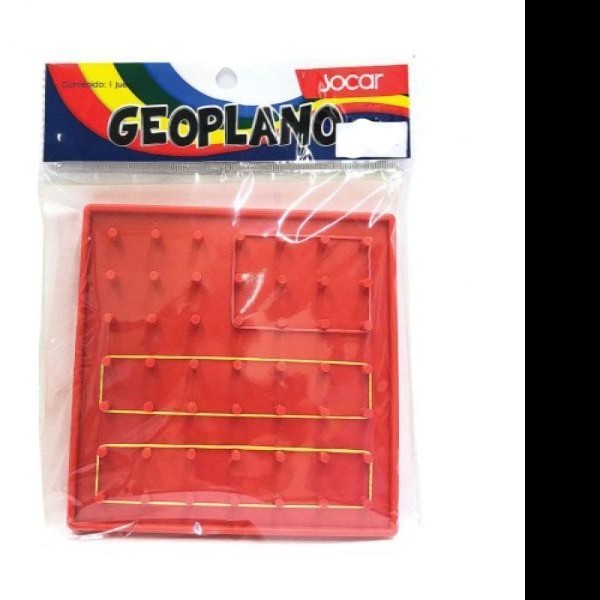 GEOPLANO PLAST. 15X15CM. JOCAR BL. C1PAZA C.120